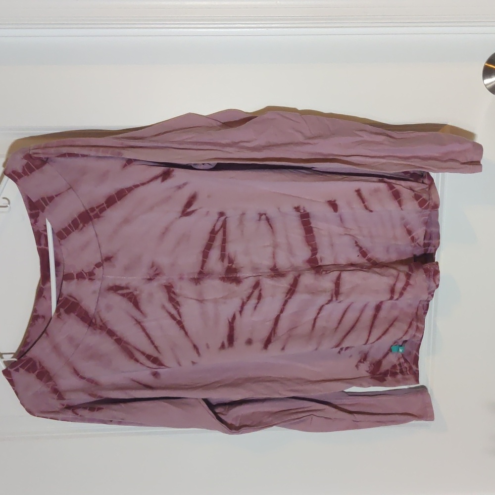 Bloom Long sleeve Purple Tie-dye Shirt